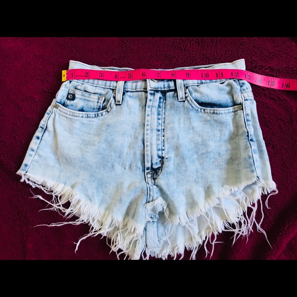 High rise short shorts